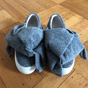 Joshua Sanders Lurex Bow Sneakers